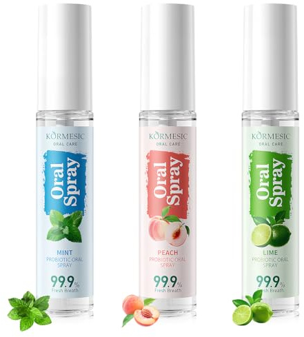 3 Pezzi Spray Alito Fresco sapore di frutta,l'Alito Spray per Bocca Rinfrescante l'Alitosi, Spray per Bocca Alito Fresco,Alito Cattivo Deodorante per Orale,Spray Orale per L'alito Cattivo (Colore-C)
