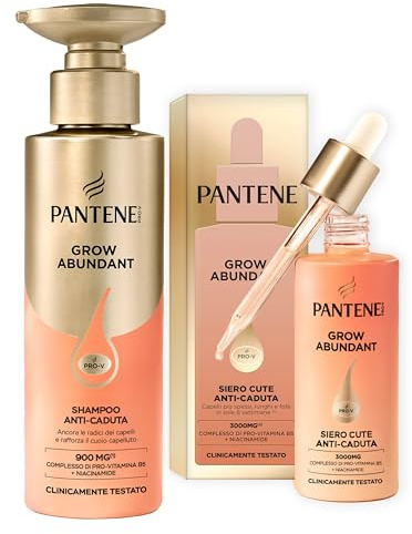 Pantene Set Shampoo + Siero Anti-Caduta Grow Abundant 60ml