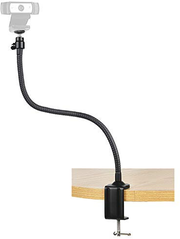 AYIZON Webcam Halterung - 64cm Klemme Tisch Halter für Logitech Webcam C920s C920 C930e C922x C930 C922 C925e C615 Brio