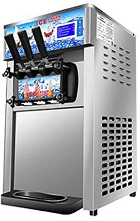 Macchina per Gelato Soft Commerciale da Tavolo da 1200 W Macchina per Gelato Soft Macchina per Fare Il Gelato a Tre Colori