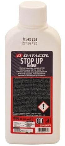 Sellador de Fugas de Aceite para Todo Tipo de Motores, Datastop Motores, repara de Forma Permanente Fugas de Aceite de Todos los Tipos de Motores embase de 250ml.