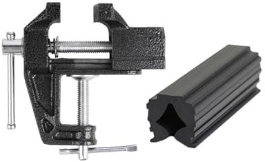 Ronyme 2 Pieces Golf Club Grip Vise Clamp Set Golf Grip Removal Accessories for Golf Wedge Club Golf Shaft Golf Putter Club