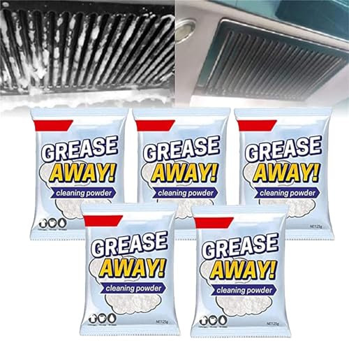 Detergente in polvere antigrasso, polvere multifunzionale per la pulizia del lavello della cucina di casa, rimozione istantanea del grasso, detergente per pentole da forno per lavello da cucina,