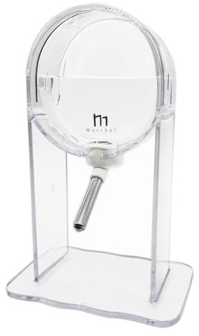 Marchul Hamster Water Bottle with Stand, Small Animal Water Bottle for Cage, Guinea Pig Drinking Bottle, Hamsters Water Dispenser for Rabbit/Guinea Pig/Chinchillas/Rat/Dwarf/Gerbil (150ml)