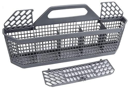 Panier de Rangement Universel pour Lave-vaisselle, Panier à Couverts en Plastique Compatible avec GE WD28X10128, Conception à Grille Ouverte pour Séchage Facile, Optimisant