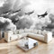 Générique Art Papier Peint Intissé 3D Avion Bombardier Guerre Muraux Tapisserie Photo Décoration Murale, Papier Peint 400x280 cm Salon Chambre Bureau Couloir Peinture Murale Décor