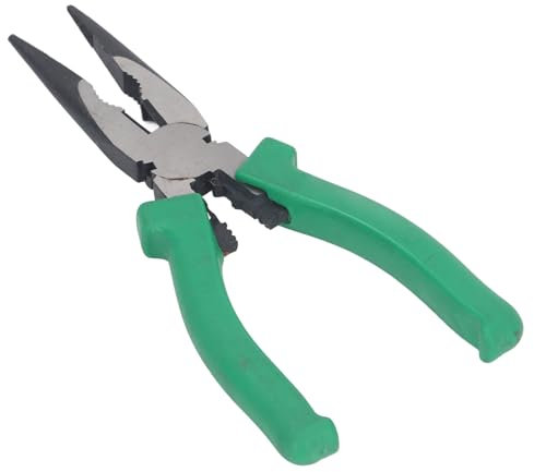 Alicates de Punta de Aguja, Alicates de Punta de Aguja de 7 Pulgadas de Largo Cortador de Alambre para Cortar y Doblar Alambre, Fabricación de Joyas