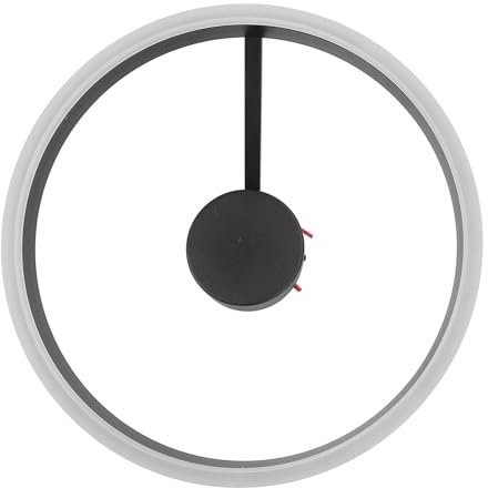 Luqeeg Lámpara de Techo Empotrada LED Resistente a la Oxidación y la Decoloración Regulable Lámpara de Pared Redonda y Plana con Control Remoto por Aplicación para Sala Dormitorio