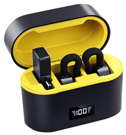 Genérico Micrófonos para Teléfono: Inalámbrico, Mini Micrófonos Plug Play, Dispositivo De Audio Portátil | Micrófono De Reducción De Ruido con Caja De Carga para Vlog Streaming Enseñanza Entr