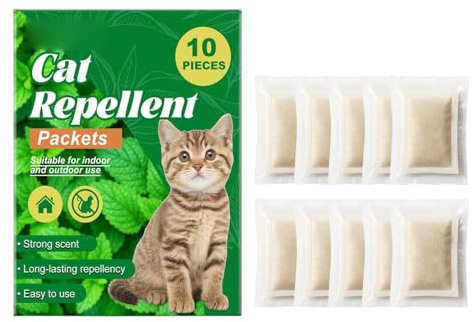 Pet Training Aids - Cat Repellant Spray, Kitten Deterrant, 3.94x4.33 inches Long-Lasting Outdoor Lawn Barriers | Indoor Home Garden Plants Protection, Animal Safe Repellant Training