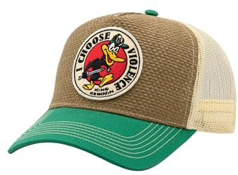 King Kerosin Gorra de camionero para hombre, aspecto de paja, color violeta