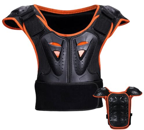 Abbigliamento per Bambini 12-15 Anni Abbigliamento Anticaduta 3D per Ragazzi Gilet Protettivo Riflettente Giacca Regolabile per Ciclismo Sci Skateboard L