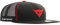 Dainese Herren Dainese 9fifty Trucker Snapback Cap Baseballkappe Sommer, Schwarz/Rot, Einheitsgröße