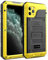 Beeasy iPhone 11 Pro Max Case Yellow, Waterproof Shockproof Tough Heavy Duty, with Built-in Screen Protector 360 Degree Full Body Military Protective, Drop Proof Metal Cover for Outdoor Sport