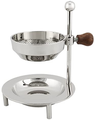 NKLaus Rauchgefäß mit Sieb Messing vernickelt verstellbar Weihrauchbrenner Handarbeit 2195