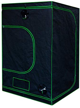 Kingpower Grow Zelt für Pflanzen Zuchtzelt Gewächshaus Box Zuchtschrank Garten Anzucht Gemüse Kräuter Grow Schrank Indoor Blumen klein Tomaten Hydro Green, Größe:140 x 140 x 200 cm (09)