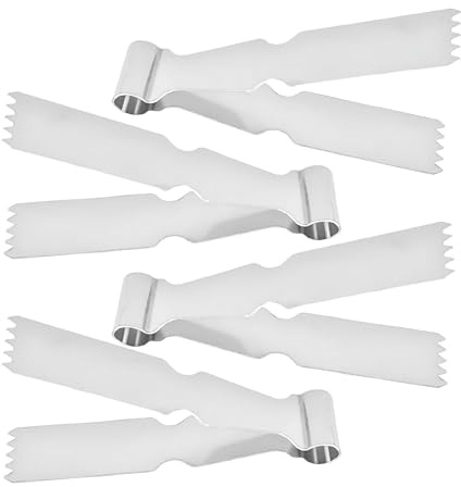 Set di piccole pinze da cucina – 4 pinzette in acciaio per panettieri | per croste, biscotti e dolci delicati – Attrezzature essenziali per uso professionale e professionale