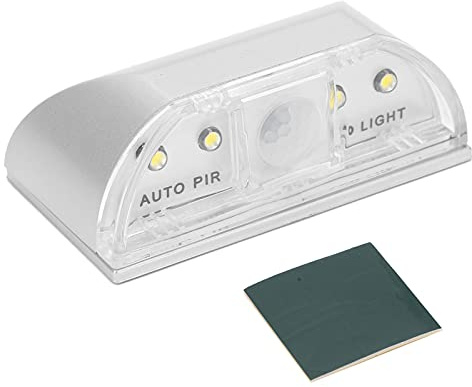 Keyhole Light LED människokropp infraröd sensorlampa Automatisk belysning för hushållets vardagsrum ABS Vita 4 lysdioder