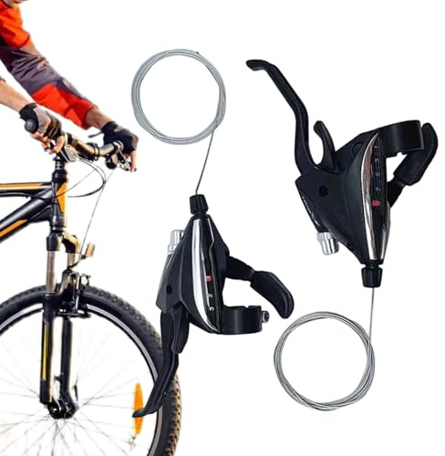 Cykelväxelspakar - Växellåda i aluminiumlegering, förbättrad styrersättning, hållbara cykeldelar | Folding Road Trail Riding Fitness Touring Utomhuspendling Dagtid