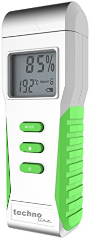 Technoline WZ 1300 Feuchtigkeitsmesser, silber - grün