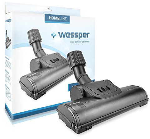 Wessper® Turbodüse Universal mit rotierenden Bürsten für AEG Bosch Electrolux Miele Moulinex Nilfisk Panasonic Rowenta Siemens, Diameter 32mm - 38mm