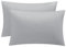 Aisbo Pillow Cases 2 Pack - White Standard 50x75 cm Pillowcases Set of 2, Soft Pair of Microfiber Plain House wife Pillow Cover with Envelope Closure