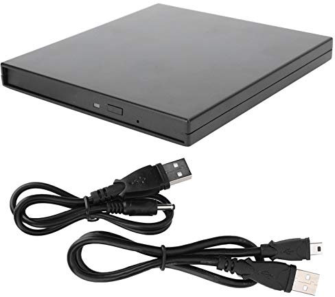 ASHATA Optical Drive Case External Hard Box,External DVD Drive,USB 3.0 Portable CD/DVD Player for Laptop Desktop PC,CD ROM Burner Compatible with Laptop Desktop PC.