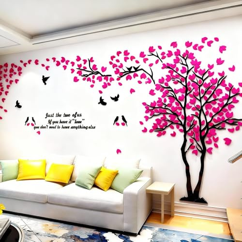 Wall Stickers Wandaufkleber Wandtattoo Wandtattoo Baum 3D DIY Wohnzimmer Schlafzimmer Family Wandsticker für Treppen Halle