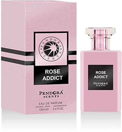Rose Addict EDP - Fragancia unisex de 100 ml de larga duración por Paris Corner