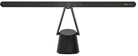 BenQ PianoLight for Upright Pianos, Black, Wide Illumination, 6 Color Modes, 15 Brightness Levels, 360° Adjustable Height and Directions, Auto-Dimming, with Eye Care Hood