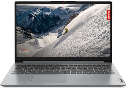 Lenovo IdeaPad 1 15AMN7 Laptop 15.6 inch Full HD AMD Ryzen 3 7320U 4GB RAM 128GB SSD Windows 11 Home in S mode Grey