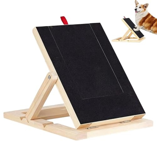 Planche à Gratter pour Chien Toiletteur en bois | Grattoir pour chien avec tiroir à intégré Entraînement interactif petites moyennes grandes races et coin de la