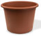 MePla Blumentopf Cilindro - runder Pflanzkübel - wetterfestes Pflanzgefäß - UV-beständiger Blumenkübel - Pflanzentopf - Kübel - Ø 80 - Terracotta