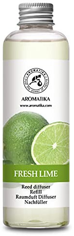 Recambio Lima de Difusor 200ml - Relleno Difusor - Difusores Aromáticos - Ambientador - Difusor Perfumado - Fragancia para Habitación - Difusor Perfumado de Lima - Aroma a Cítricos