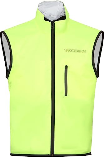 Modeka Gilet de sécurité double œil réversible moto pour jour et nuit Taille XXL