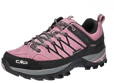 CMP Rigel Low Wmn Trekking Shoes WP, Scarpe da Trekking Donna, Fard Piombo, 37 EU