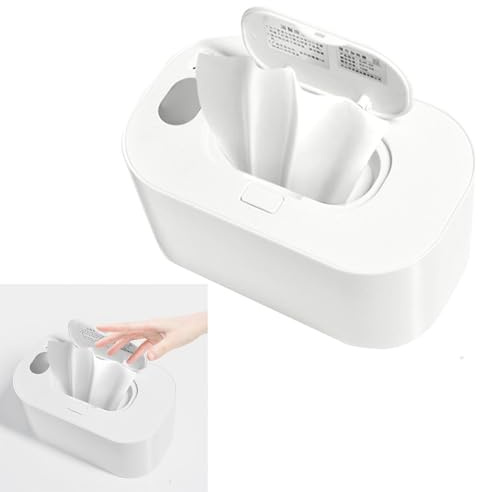 Yosoo Riscaldatore Dispenser Salviette Umidificate, Design con Riscaldamento Superiore, Grande capacità, Blocco 'umidità, per Scaldasalviette per Neonati (Temperatura costante)