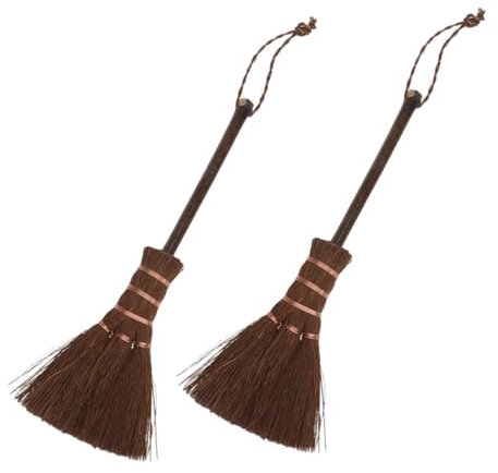Lot De 2 Mini Balais À Main Petits Balais À Main Doux pour Lintérieur pour Le Bureau Portables Faciles À Utiliser