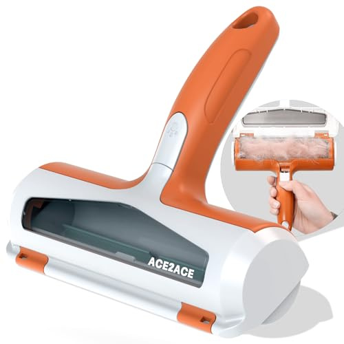 ACE2ACE Pet Hair Remover and Rollers,Lint Roller for Pet Hair,Reusable Fur Remover for Cats and Dogs, Animal Brushes Hair Removal, for Carpets, Clothes and Sofa