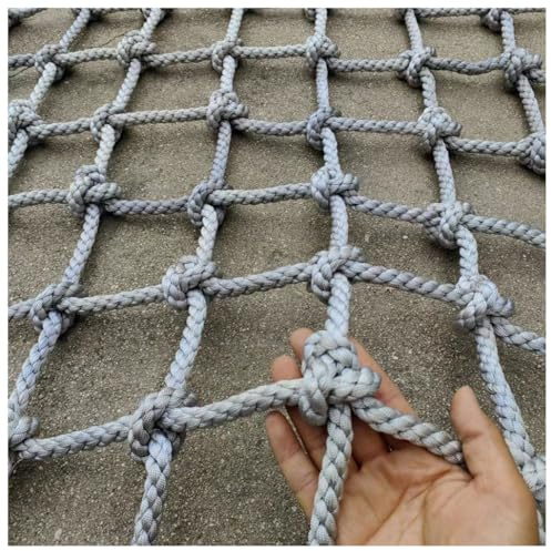 Red de Escalada para NiñOs Cuerda Fuerte,Carga Escalada,Apoyo Plantas,Entrenamiento FíSico Juegos El Deporte(10mm-12cm,2X3m/6.6X9.8ft)