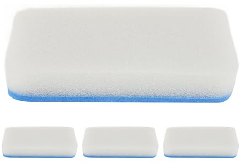 Sosoport 4 Esponjas Limpiadoras para Raquetas de Tenis de Mesa, Esponja Eva Azul, Kit Compacto para Limpieza y Cuidado del Equipo, Accesorio Adecuado para Mantenimiento y Uso