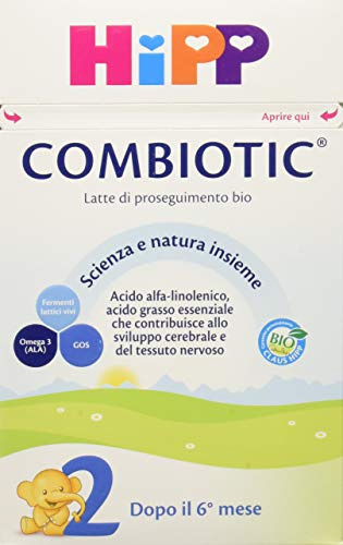 HiPP Latte 2 Combiotic Proseg; polvere - Pacco da 4 x 600 gr