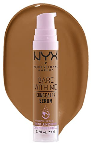 NYX PROFESSIONAL MAKEUP Bare With Me Concealer Serum, Concealer Makeup For Up To 24Hr Hydration - Camel