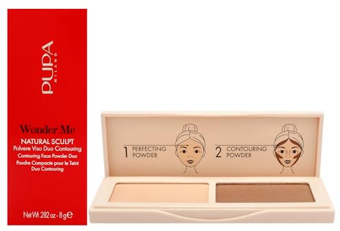 Pupa Wonder Me Natural Sculpt 8g Face Powder Contouring 002 Medium Dark Skin