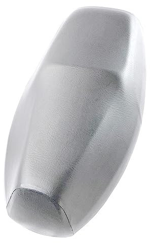 MOCNT Housses de Siège de Moto Universel Imperméable Housse de Selle pour Moto Scooter Couvre Selle Siège Voiture Housses Coussin Selle Cuir Élastique Protection Argent XL