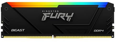 Kingston FURY Beast RGB 32GB 2666MT/s DDR4 CL16 DIMM Computer Memory KF426C16BB2A/32