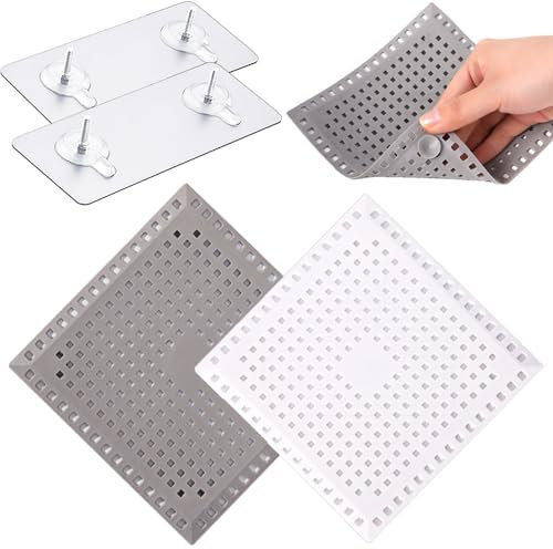 (3 Pack) Drain Protectors with Sucker, Durable Silicone Bathtub Stopper 14.5cm/5.7inch Sink Strainer Hair Catcher Filter Trap for Bathroom Bathtub Shower Drain Kitchen Sink Pet Hair