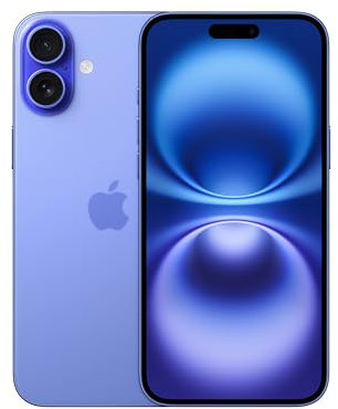 Apple iPhone 16 Plus 512 GB: 5G Mobile phone with Apple Intelligence, Camera Control, A18 Chip and a Big Boost in Battery Life. Works with AirPods; Ultramarine