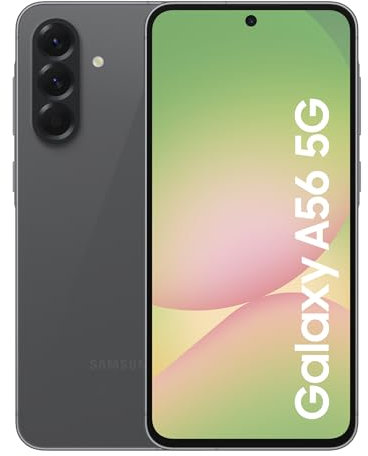 Samsung Galaxy A56 5G Smartphone, Awesome Intelligence, 8GB RAM, 256GB Memory Storage, 50MP Camera, Awesome Graphite, 3 Year Samsung Extended Warranty (UK Version)
