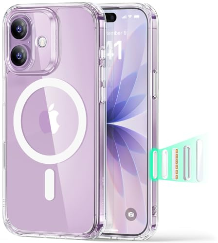 ESR für iPhone 17 Hülle mit Kamerasteuerung Capture Button, Kompatibel mit Magsafe, Handyhülle für iPhone 17 Case, Anti-Vergilbung, Zertifizierter Militärschutz Starke Stoßfest, Klar
